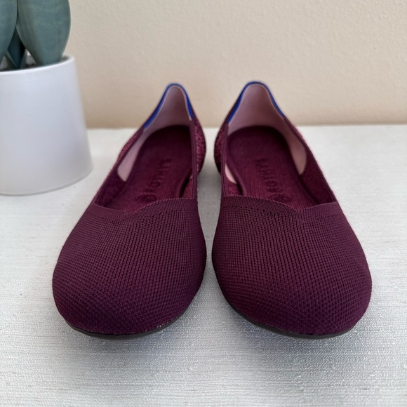 Rothy’s Fig Python Knit Flex Comfort Slip On Ballet Flats Women’s 10.5 - Picture 4 of 13